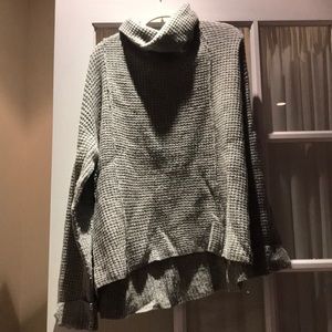 Free People Waffle-Knit Sweater
